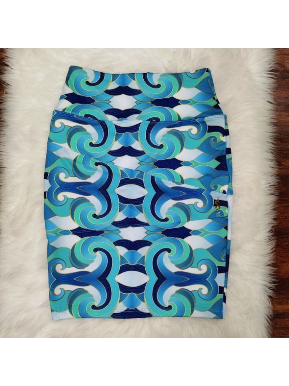 "The Skinny Skirt" Size Small Resortwear 3x Compression Bodycon Fesival - Picture 2 of 12